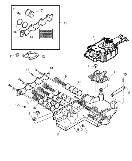 2001 Jeep Grand Cherokee Valve Body Diagram 2