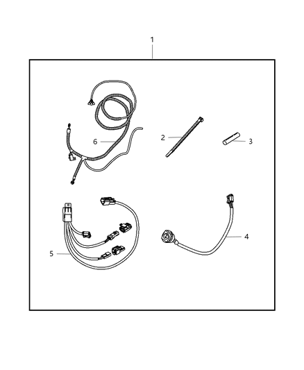 2008 Chrysler Aspen Wiring Kit - Off Road Diagram