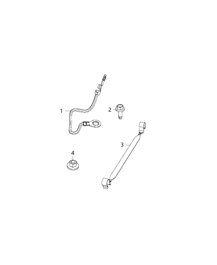 2020 Dodge Charger Straps, Ground Diagram 1