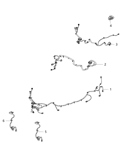 2021 Jeep Cherokee Wiring-UNDERBODY Diagram for 68436033AC