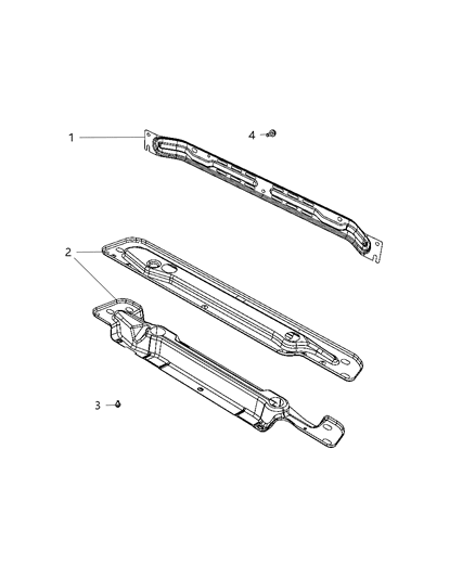 2009 Chrysler PT Cruiser Radiator Support Diagram