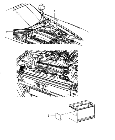 2010 Dodge Viper Label-Vehicle Emission Control In Diagram for 68066026AA