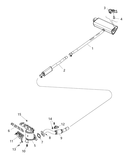 2017 Jeep Renegade Exhaust System Diagram 2