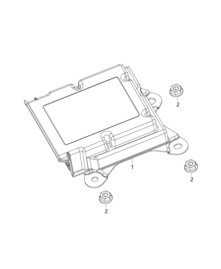 2020 Chrysler Voyager Modules, Body Diagram 12