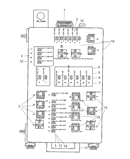 2008 Dodge Magnum Electrical Block Diagram for 4692170AF