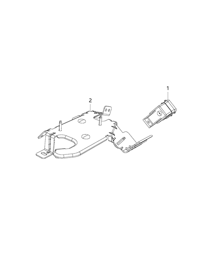 2014 Ram 1500 Module, DEF Heater Control Unit Diagram