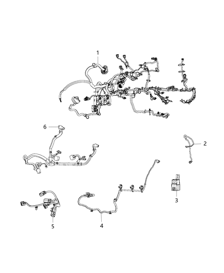 2014 Ram ProMaster 3500 Wiring-Engine Diagram for 68209633AA