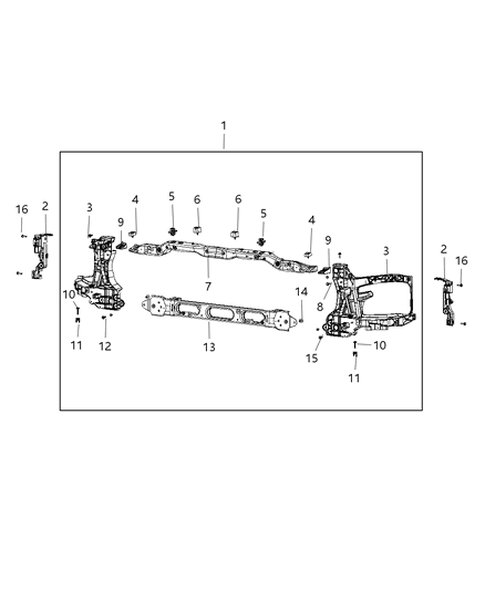 2017 Ram 3500 Pin-Push Diagram for 68237257AA