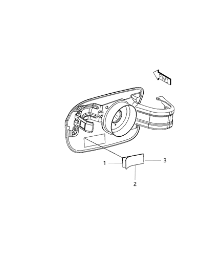 2012 Chrysler 300 Label-Flexible Fuel Diagram for 4722003AA