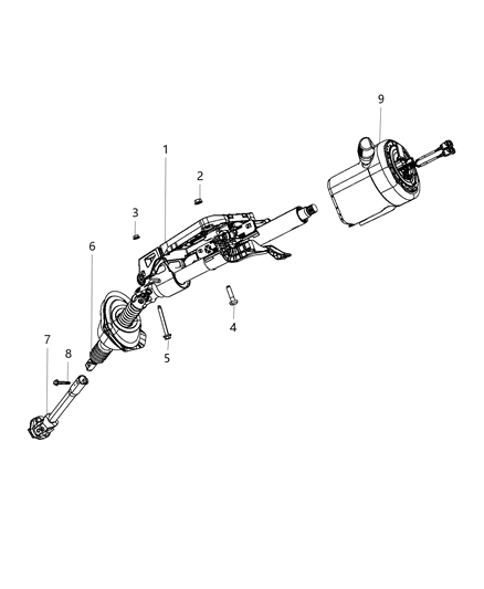 2020 Chrysler 300 Steering Column Diagram