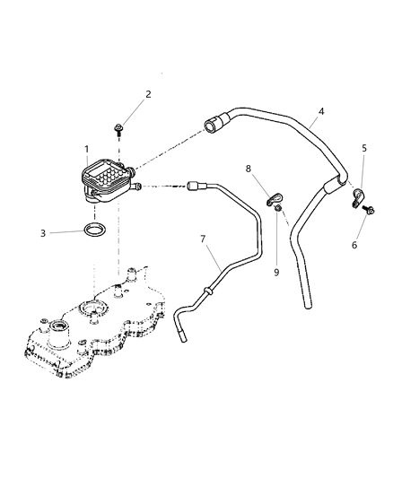 2005 Dodge Ram 3500 Crankcase Ventilation Diagram 2