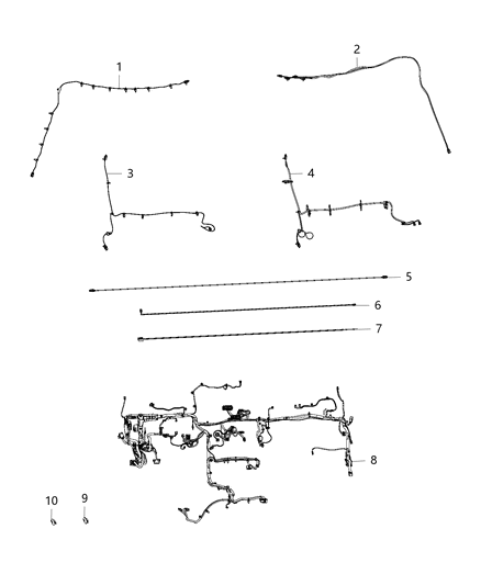 2015 Ram 4500 Cover-Connector Diagram for 68093339AB