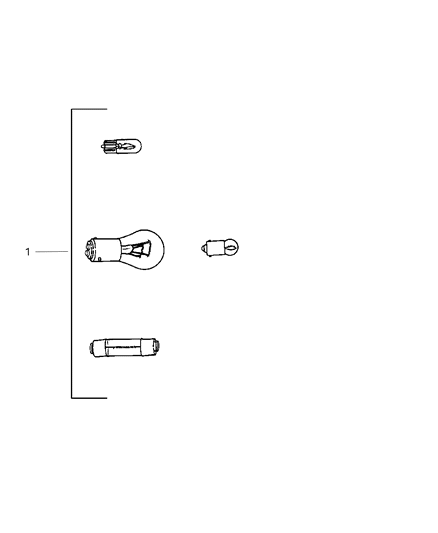 1999 Dodge Durango Bulbs & Sockets Diagram