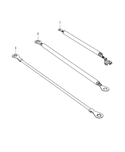 2013 Dodge Dart Strap-Ground Diagram for 5091064AA