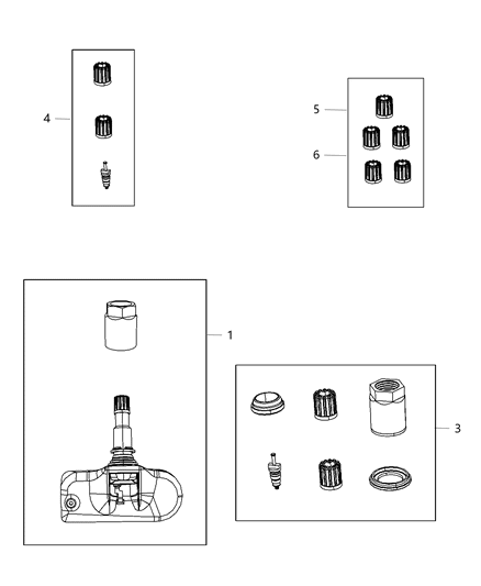 2008 Dodge Magnum Tire Monitoring System Diagram