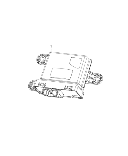 2019 Dodge Challenger Module, Gateway Diagram