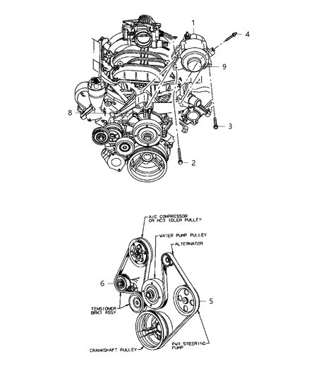 2006 Dodge Ram 1500 Alternator Diagram 2