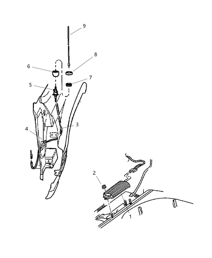 2000 Jeep Grand Cherokee Amplifier-Radio Diagram for 56038407AD