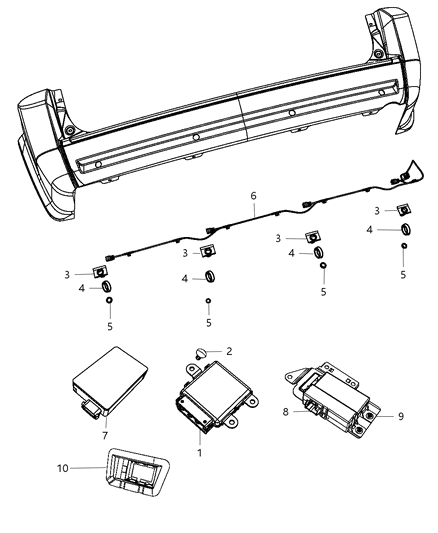 2011 Chrysler Town & Country Ring-DECOUPLER Diagram for 4806474AA