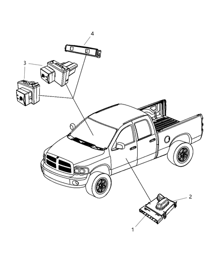 2008 Dodge Ram 1500 Switches Seat Diagram