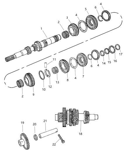 2002 Dodge Neon Retainer Diagram for 5291532AB