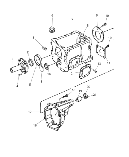 1999 Dodge Ram 2500 Case And Extension Diagram 1