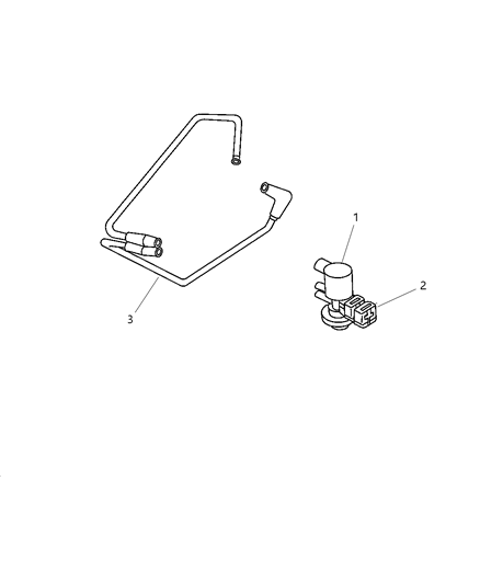 1997 Jeep Wrangler Emission Control Vacuum Harness Diagram