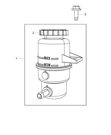 2015 Dodge Durango Power Steering Reservoir Diagram