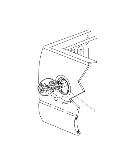 2011 Dodge Dakota Fuel Door Diagram