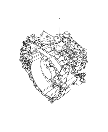 2019 Jeep Compass TRANSMISS-6 Speed Diagram for 5106266AA