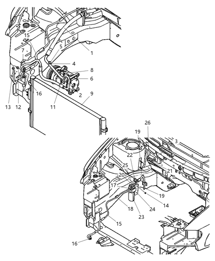 2004 Chrysler Town & Country Valve-Expansion Diagram for 5019218AE