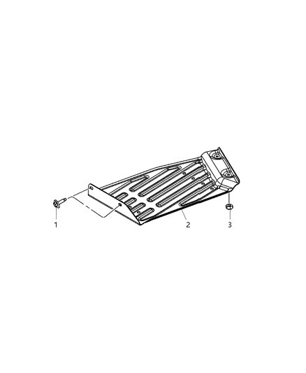 2006 Jeep Grand Cherokee Skid Plate Diagram 2