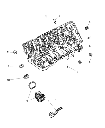 2005 Dodge Ram 1500 Cylinder Block Diagram 2