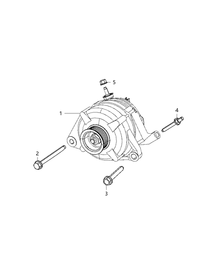 2012 Ram 1500 Generator/Alternator Diagram 1