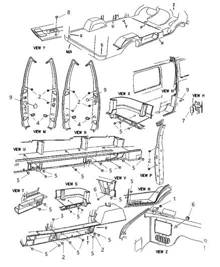 2000 Dodge Ram Wagon Plugs Diagram