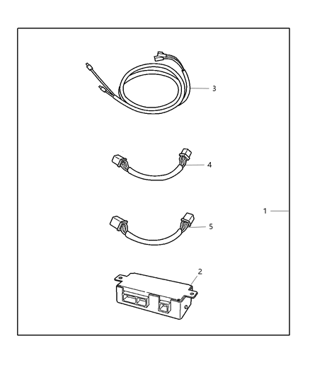 2004 Jeep Liberty Install Kit - Satellite Receiver Diagram 1