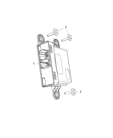 2018 Jeep Wrangler Module, Gateway Diagram