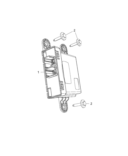 2019 Jeep Wrangler Module, Gateway Diagram