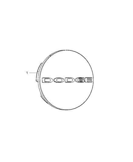 2012 Dodge Durango Wheel Cover & Center Caps Diagram