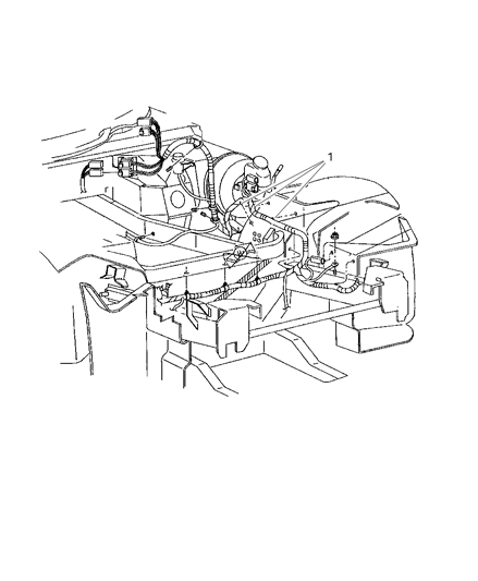 1997 Dodge Viper Wiring - Headlamp To Dash Diagram