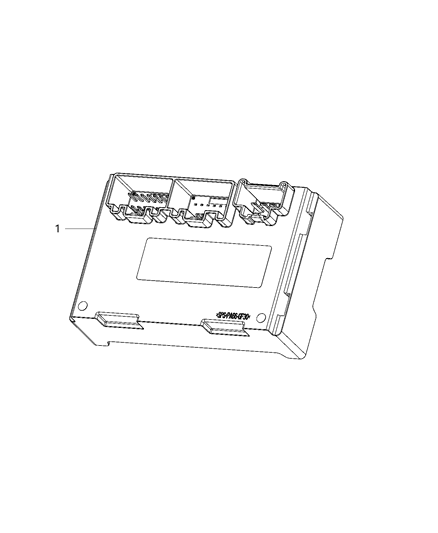 2019 Jeep Grand Cherokee Module, Transfer Case Control Diagram