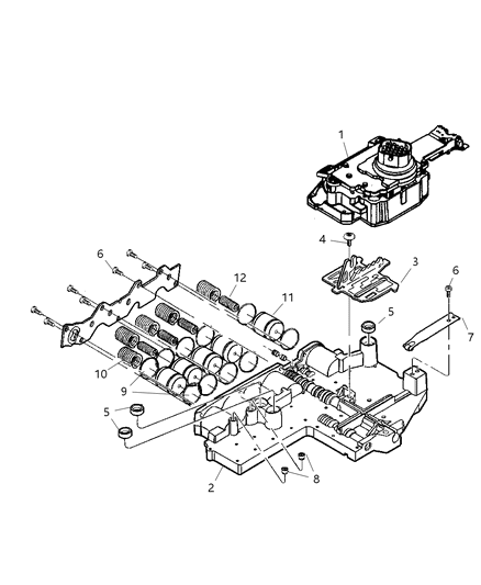 2000 Dodge Durango Valve Body Diagram 3