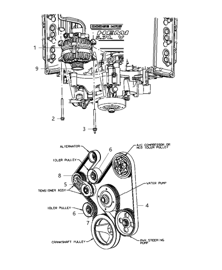 2006 Dodge Ram 1500 Alternator Diagram 3