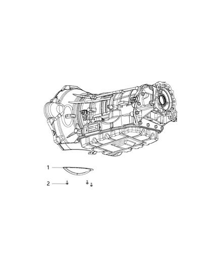 2015 Ram 3500 Pickup Mounting Covers And Shields Diagram 1