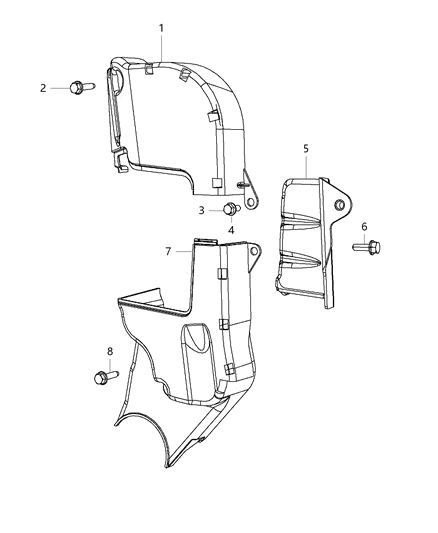 2016 Jeep Renegade Timing Case Cover Diagram