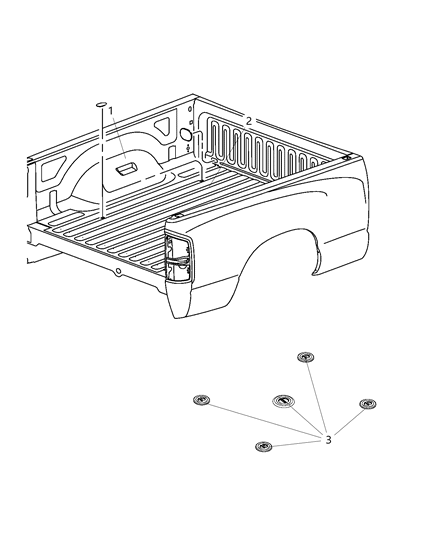 2019 Ram 2500 Pick-Up Box Plugs Diagram