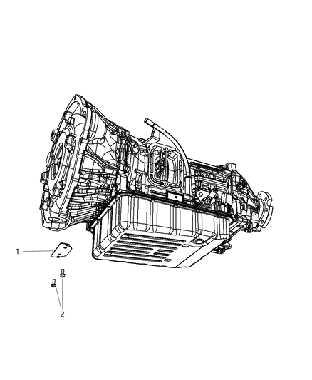 2019 Ram 3500 Pickup Mounting Covers And Shields Diagram 1