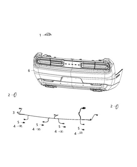 2016 Dodge Challenger Module-Parking Assist Diagram for 68170046AH