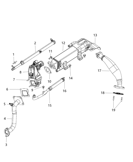 2015 Ram 2500 EGR Cooling System Diagram 1