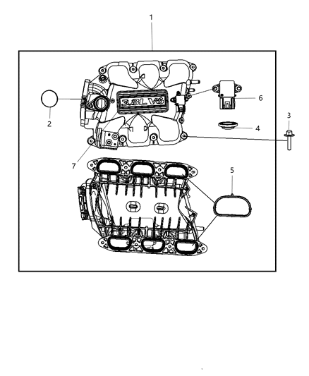 2008 Chrysler Pacifica Intake Manifold Diagram 1